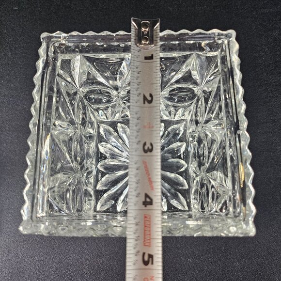 Square Biscuit Barrel Express Number 5234 Bagley And Co. Circa 1934-75 Art Deco - Picture 8 of 9